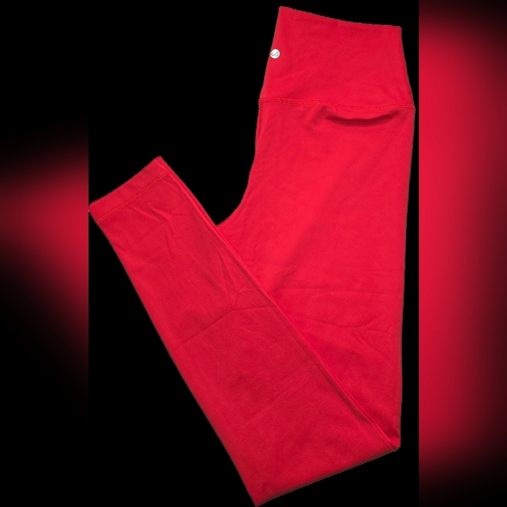 CRZ Yoga Butterluxe High Rise Leggings 28” Inseam Red Soft